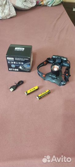 Фонарь на лоб Огонь HT-260-GT100