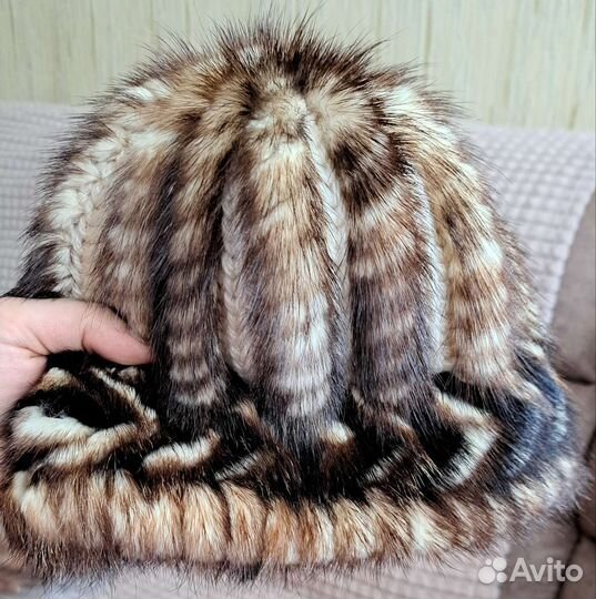 Шапка норковая женская