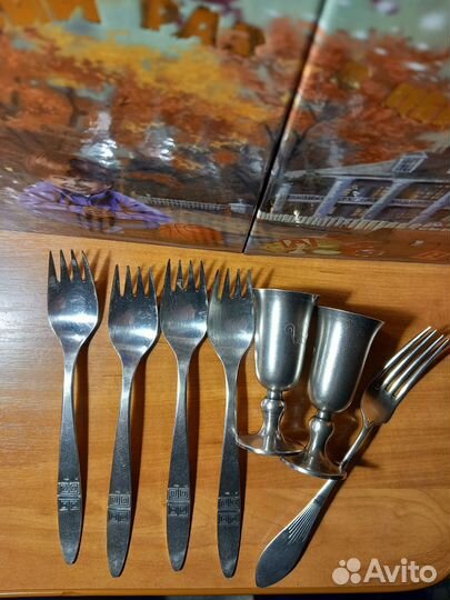 Вилка,стопка,серебро