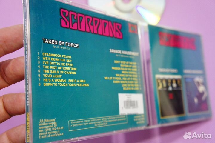 Scorpions – Taken By Force / Savage Amusement CD