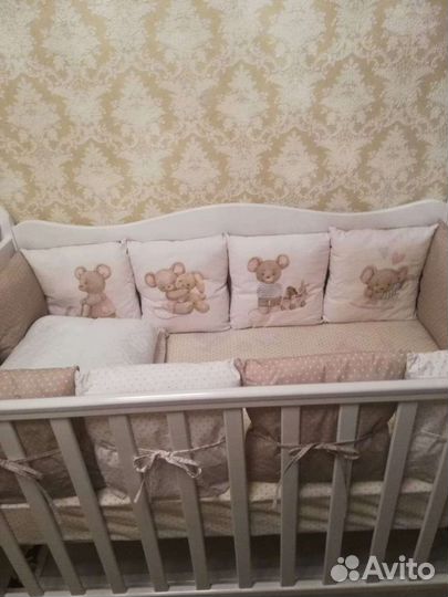 Бортики, постельное белье