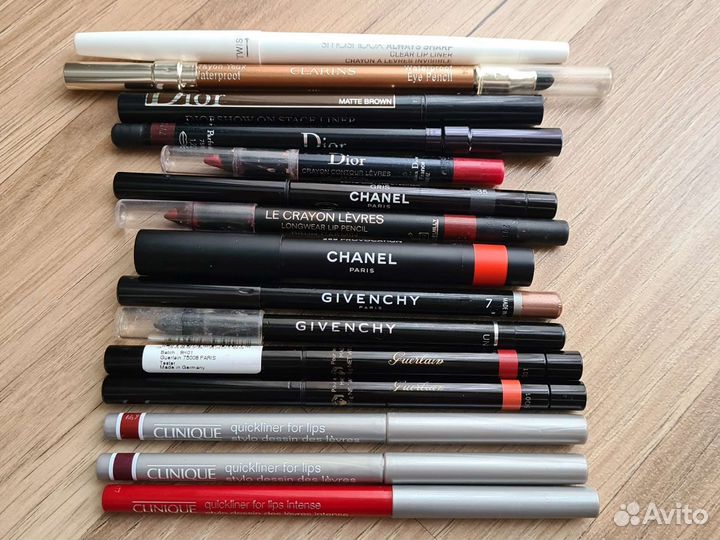 Карандаши Dior Chanel Givenchy Clarins Clinique