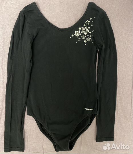 Купальник для танцев черный