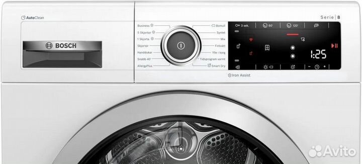 Сушильная машина bosch WTX8HKB9SN