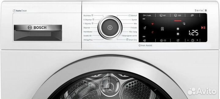 Сушильная машина bosch WTX8HKB9SN