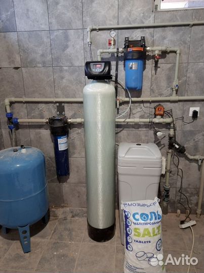 Система очистки воды Обезжелезивание Умягчение