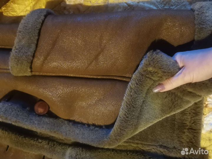 Дубленка женская 46