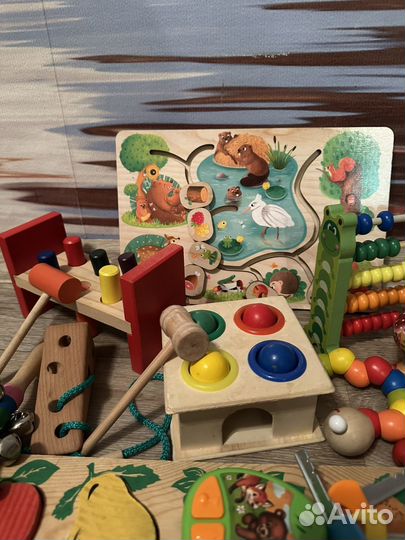 Развивающие игрушки до 3 лет пакетом