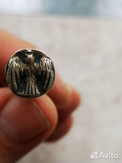 Серебряная ложка с печатью