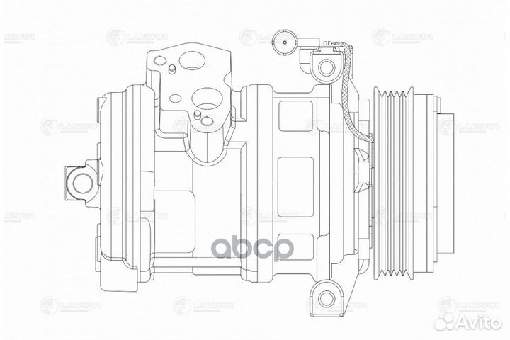 Компрессор кондиционера BMW X5 (E53) 00- lcac 26E5