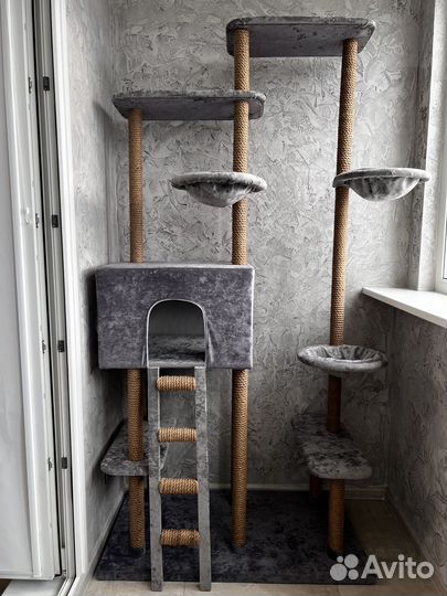 Домик для котов с когтеточкою