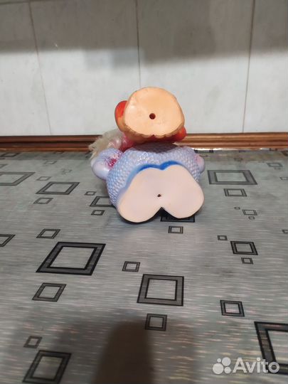 Дед мороз и Емеля.Игрушки СССР резиновые