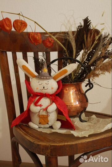 Мягкая игрушка заяц