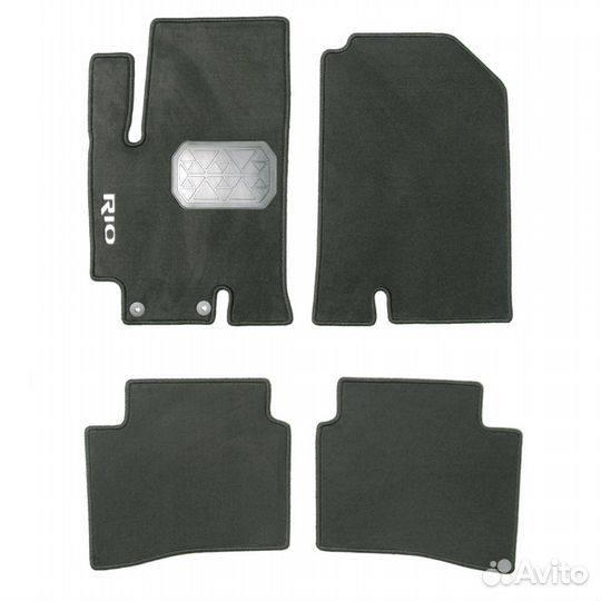 Коврики оригинальные текстильные Киа Рио