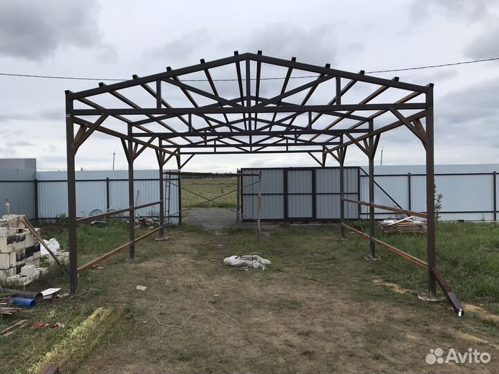 Изготовление металлоконструкций навесы