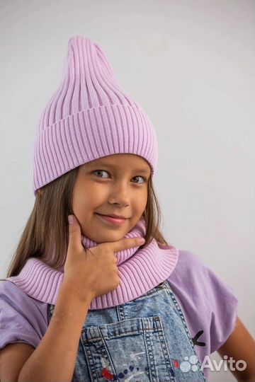 Комплект шапка + снуд