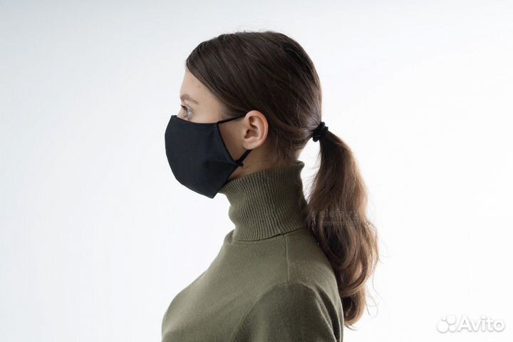 Маска х/б многоразовая