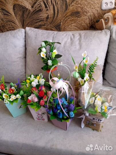 Букеты из мыла ручной работы