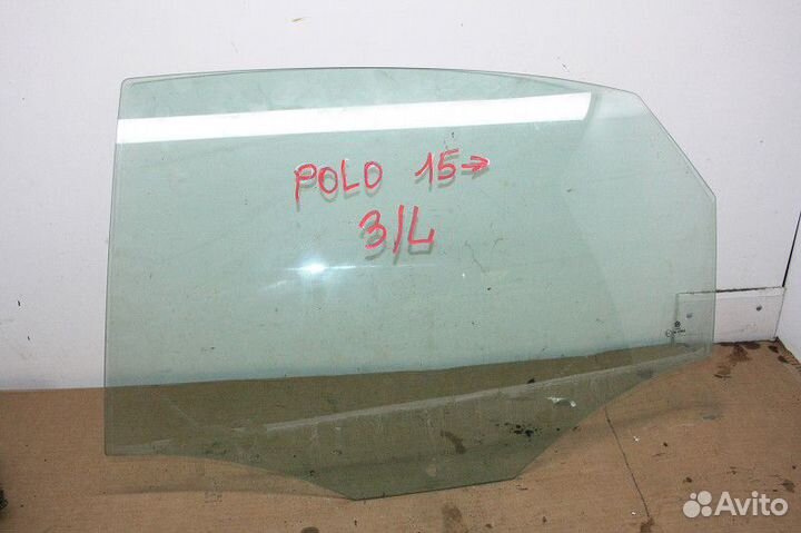Стекло двери задней левой Volkswagen polo (SED) 20