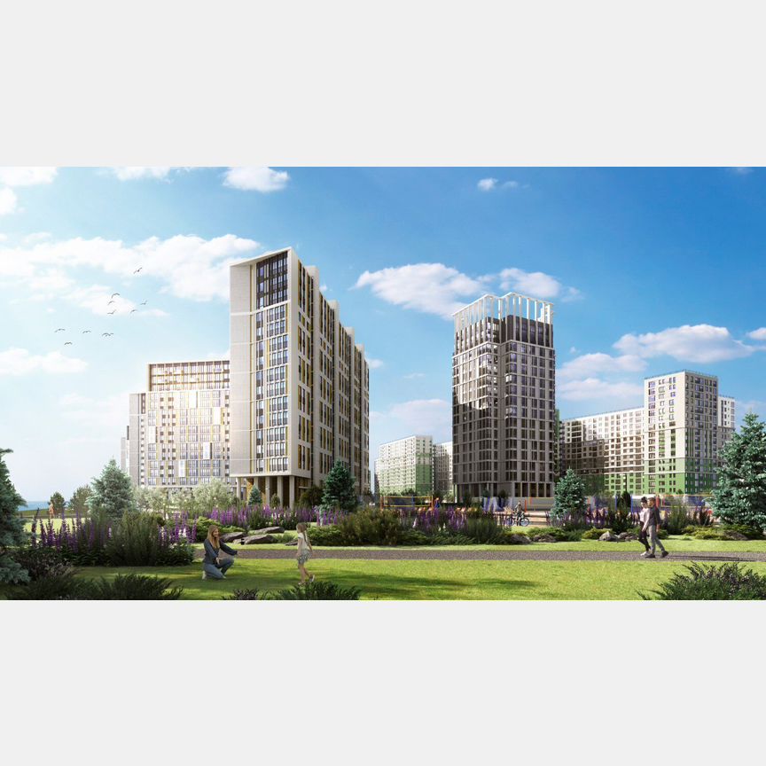 3-к. квартира, 91,3 м², 16/16 эт.