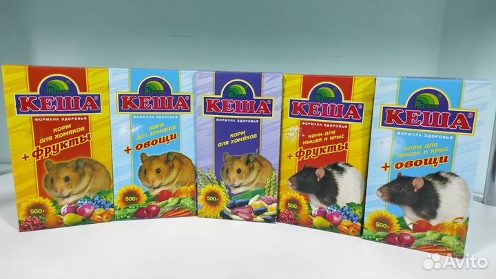 Корма для грызунов, кроликов, хорьков