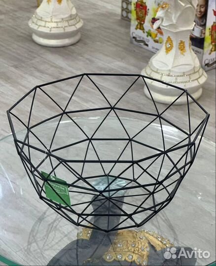 Корзина для фруктов металлическая