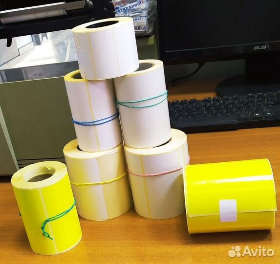 Термоэтикетки и термотрансферные этикетки