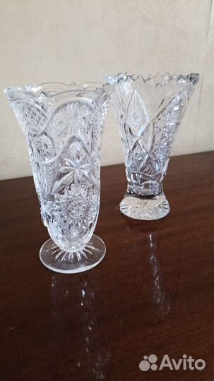 Вазы хрустальные Гусьхрустальный