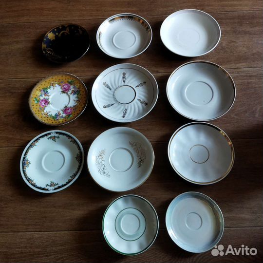Блюдца фарфор СССР