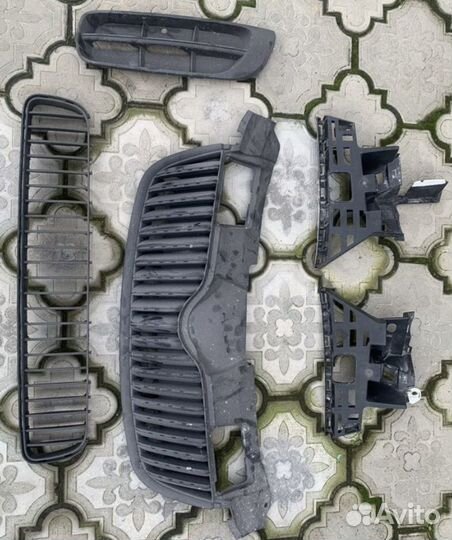 Бампер передний skoda fabia 2