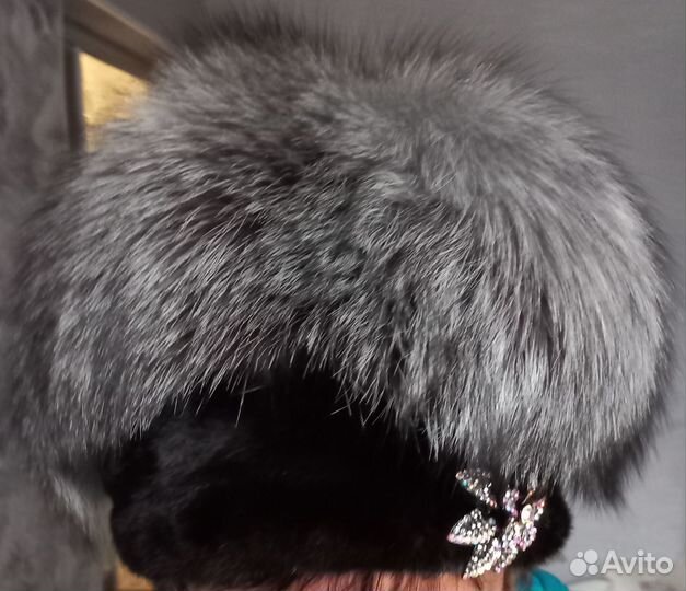 Шапка норковая женская новая