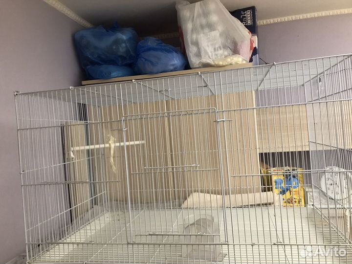 Большая клетка для птиц попугая