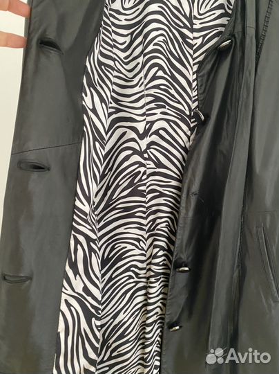 Плащ тренч из натуральной кожи р50