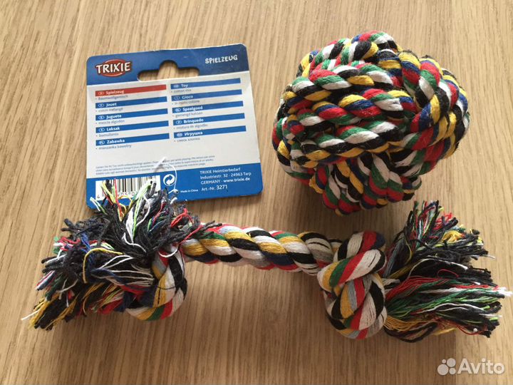 Игрушки веревочные Trixie (новые)