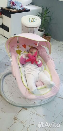 Детские качели шезлонг