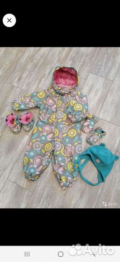 Комбинезон осенний для девочки Crockid