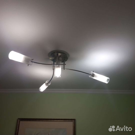 Люстра потолочная подвесной бу