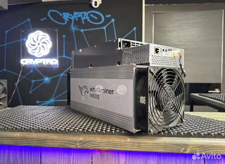 Асик WhatsMiner M60S 186T 18.5W