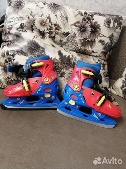 Коньки детские раздвижные 33 36