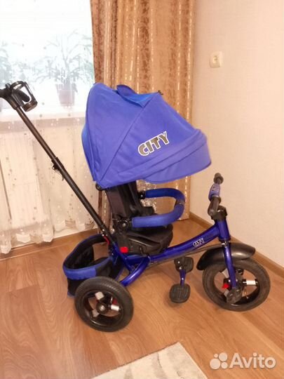 Трехколесный велосипед с родительской ручкой