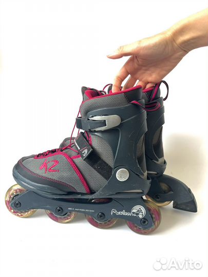 Роликовые коньки детские раздвижные 35-40 р