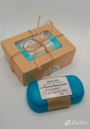 Мыло-уход ручной работы для мужчин