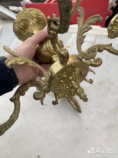 Люстра Бронза