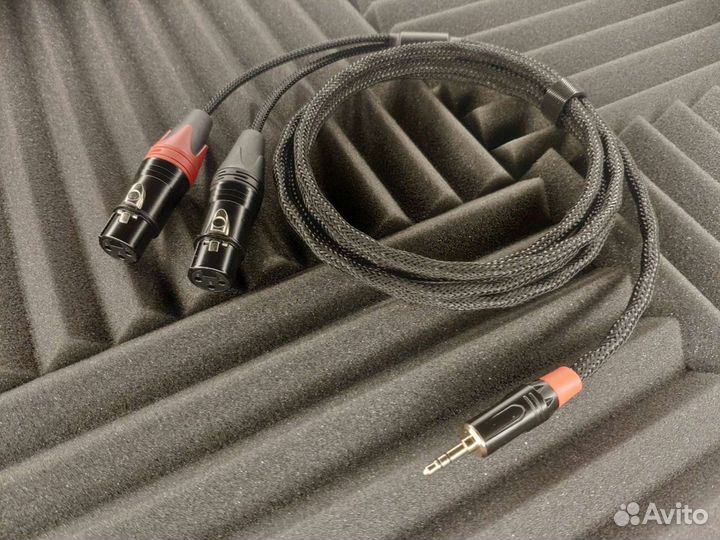 Jack 3,5 st на 2 Xlr гнездо Yong, Tasker c402