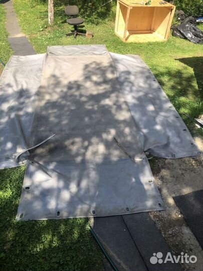 Тент для легкового прицепа бу