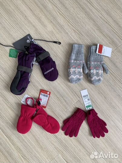 Новые шапки перчатки рукавицы reima 46-48-50