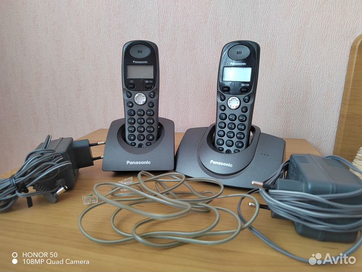 Радиотелефон Panasonic 2 трубки