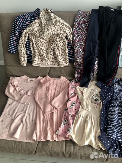 Одежда для девочки пакетом H&M 110/116
