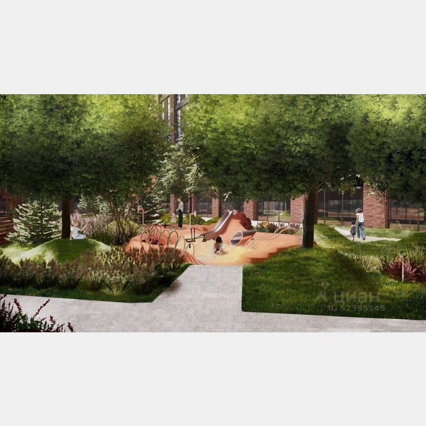 1-к. апартаменты, 46,7 м², 4/19 эт.