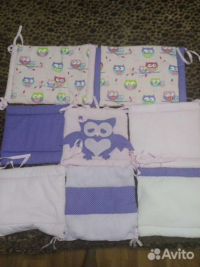 Бортики в кроватку